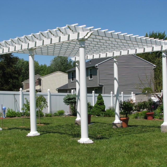 FreeStanding Medium Tuscany Pergola Garbrella Pergola