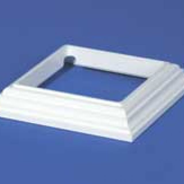 5” Sq. Low Profile Post Trim [2 piece] (Fits a 5” Vinyl Post