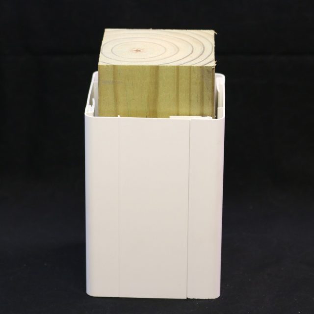 6x6x120” 4 piece Vinyl Post Wrap (Fits an existing 6x6 Wood Post