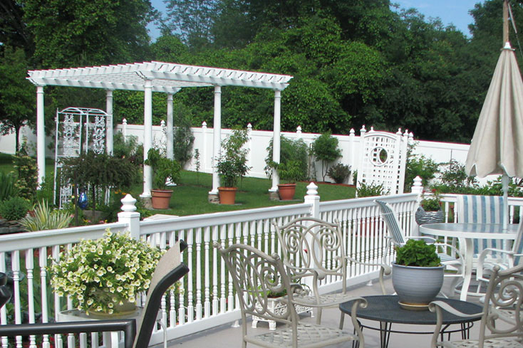 Backyard Pergola Styles Colors Tan White Clay Vinyl Pergolas