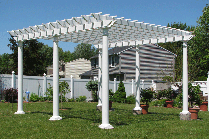 vinyl pergola cost