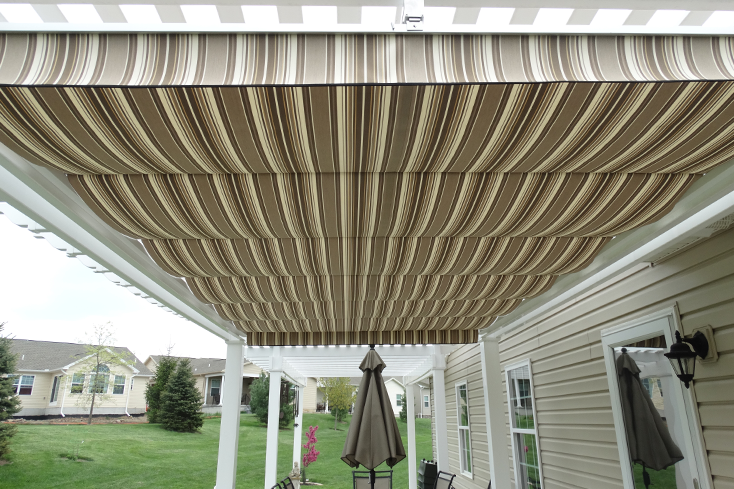 pergola benefits with sun shade