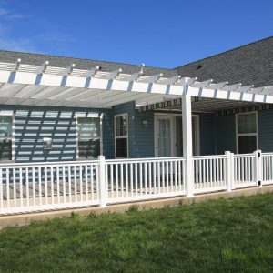 vinyl wall mounted pergola kits