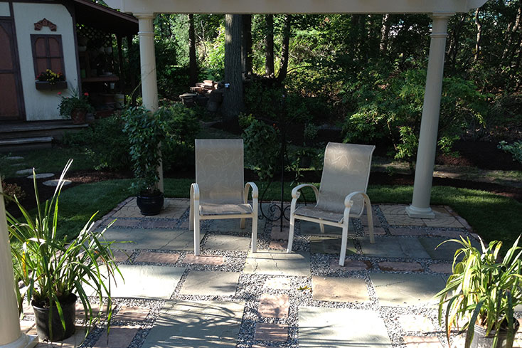 pergola over a patio