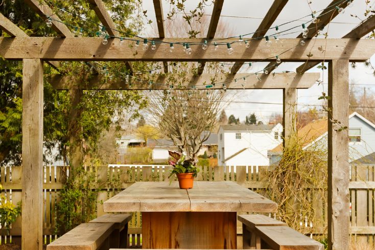 wood pergola cons