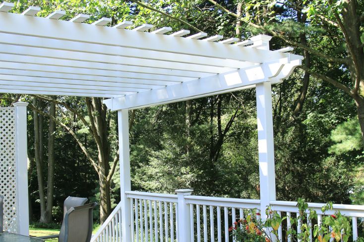 Design a pergola with custom options