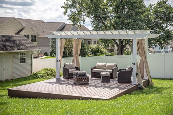 Contemporary pergola idea for modern backyards